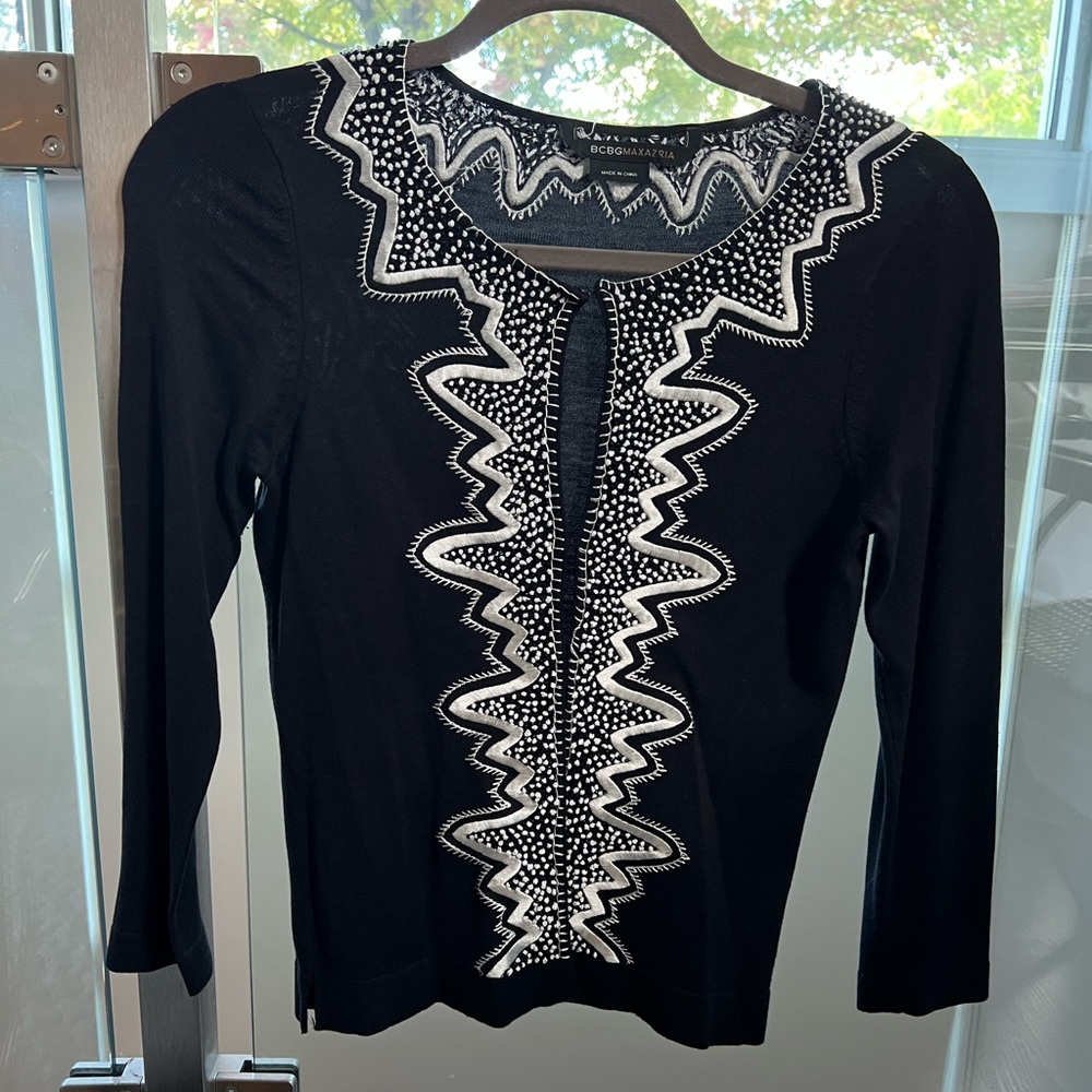 BCBG MAXZARIA Black Cardigan